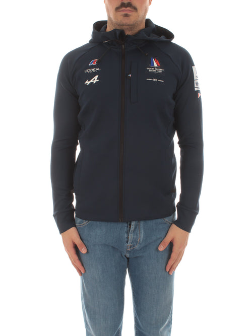 K-Way felpa ETAPLES ORIENT EXPRESS TEAM AC da uomo blue navy