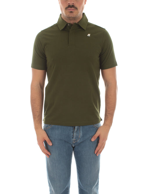 K-Way VINCELLE polo da uomo green cypress