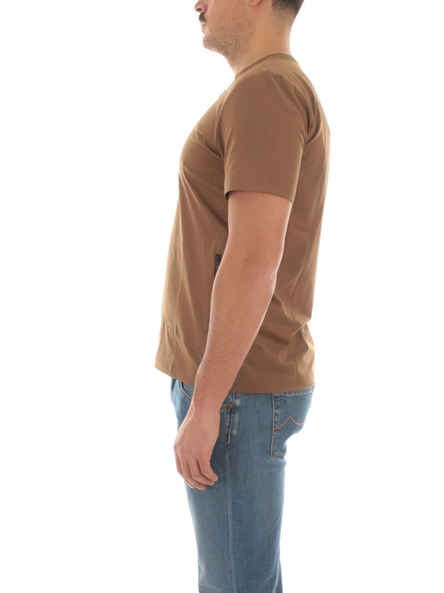 K-Way SERIL T-shirt impacchettabile da uomo brown corda
