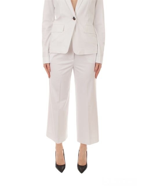 Emme Marella VOCIO pantalone wide leg da donna bianco