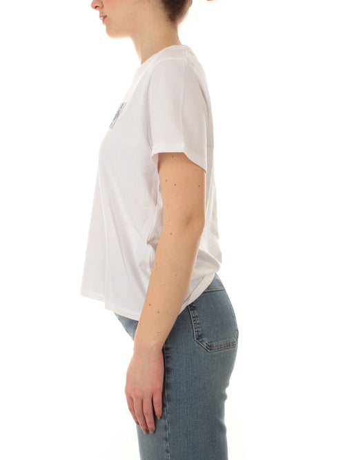 Emme Marella Brezza t-shirt in jersey da donna bianco