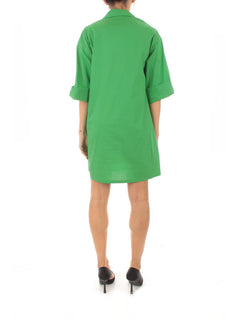 Emme Marella BELGIO abito in popeline verde smeraldo da donna