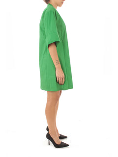 Emme Marella BELGIO abito in popeline verde smeraldo da donna