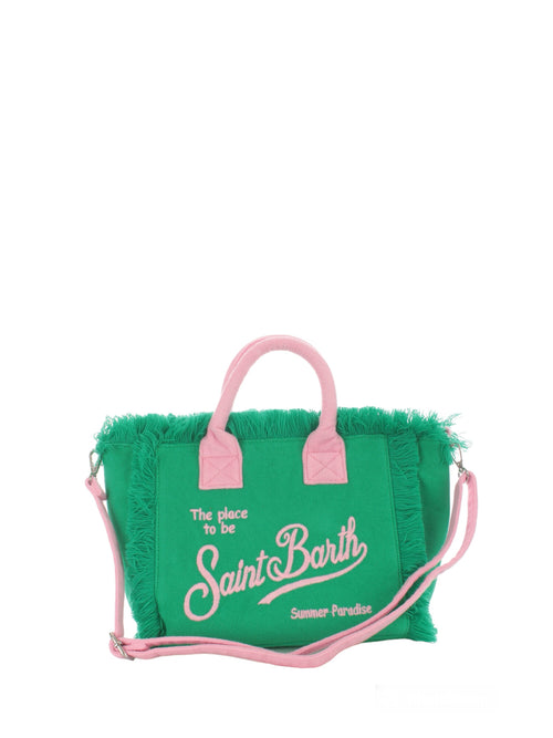 Mc2 Saint Barth COLETTE SPONGE borsa in spugna da donna 5721 verde/rosa