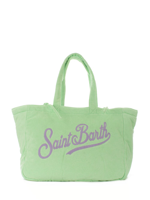 Mc2 Saint Barth BEACH TOTE DOUBLE FACE borsa da donna terry 55 vichy 26 emb