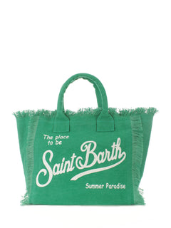 Mc2 Saint Barth VANITY borsa in canvas da donna 57 green