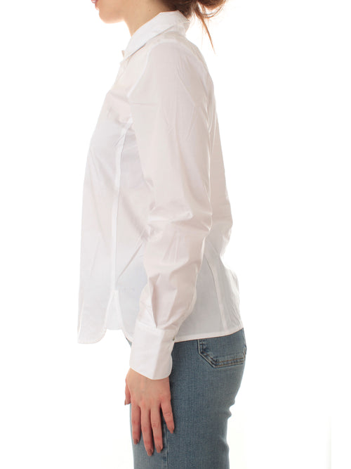 Iblues GISELDA camicia sfiancata da donna bianco