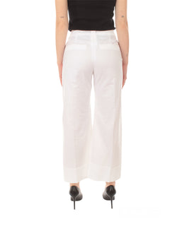 Iblues CIP pantalone wide leg bianco da donna