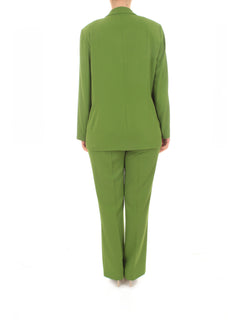 Gaia Life completo blazer e pantalone da donna verde