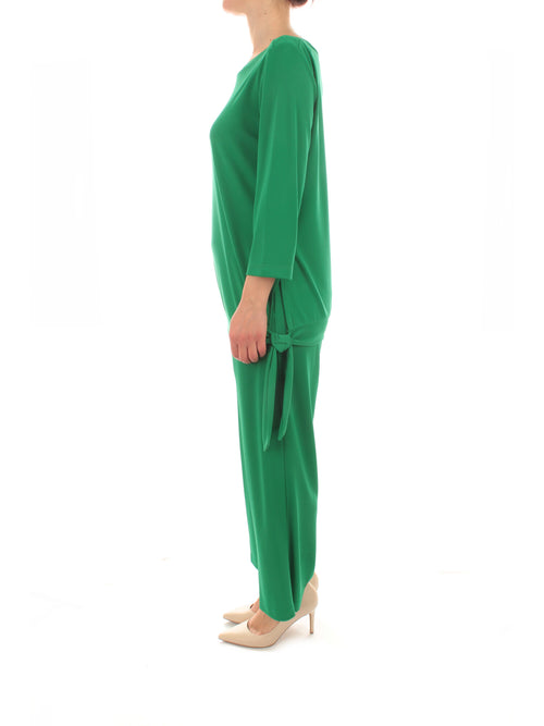 Gaia Life completo da donna casacca e pantalone verde smeraldo