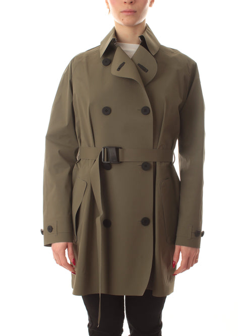 RRD-Roberto Ricci Designs TECH PACK TRENCH da donna verde salvia