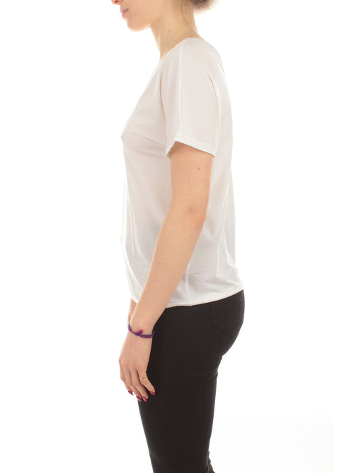 RRD-Roberto Ricci Designs CUPRO T-shirt scollo a V da donna bianco