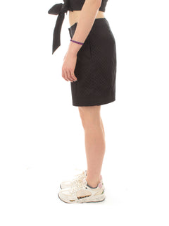 Tolerance shorts con ricamo sangallo da donna nero