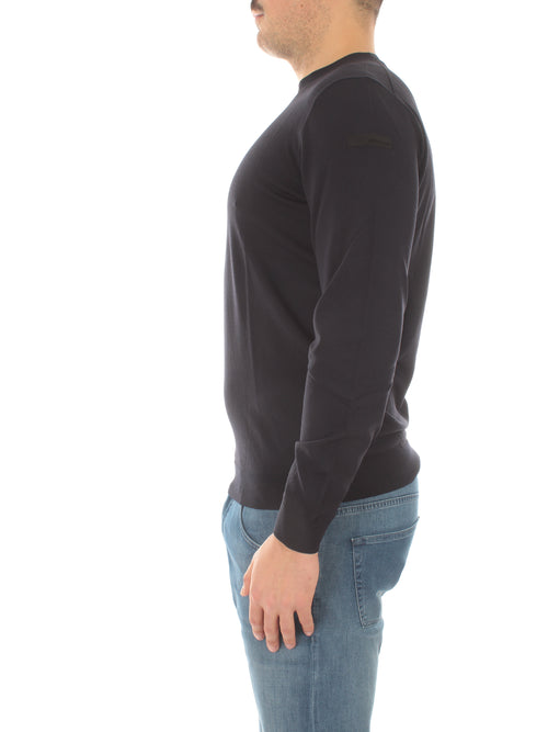 RRD-Roberto Ricci Designs MAXELL maglia girocollo da uomo blue black