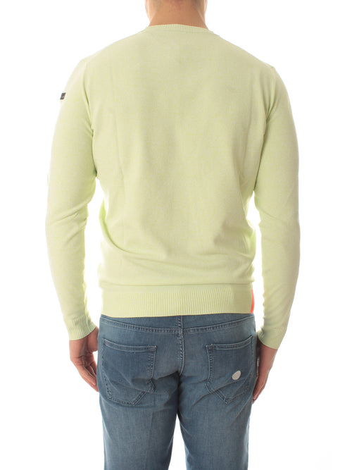 RRD-Roberto Ricci Designs IKI ROUND KNIT maglia da uomo latte e menta