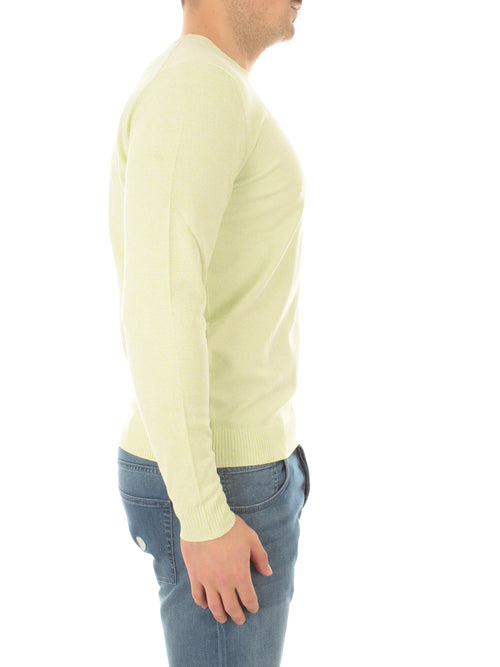 RRD-Roberto Ricci Designs IKI ROUND KNIT maglia da uomo latte e menta