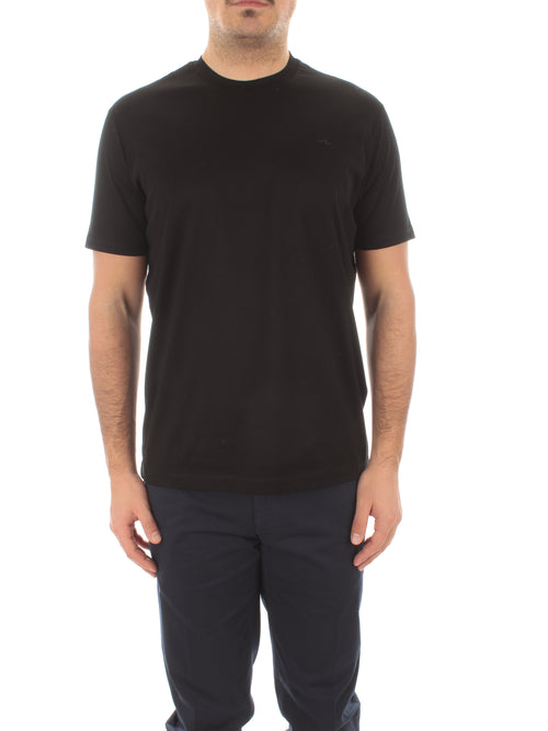 Paul & Shark T-shirt con ricamo da uomo nero