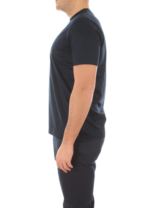 Paul & Shark T-shirt con ricamo da uomo blu