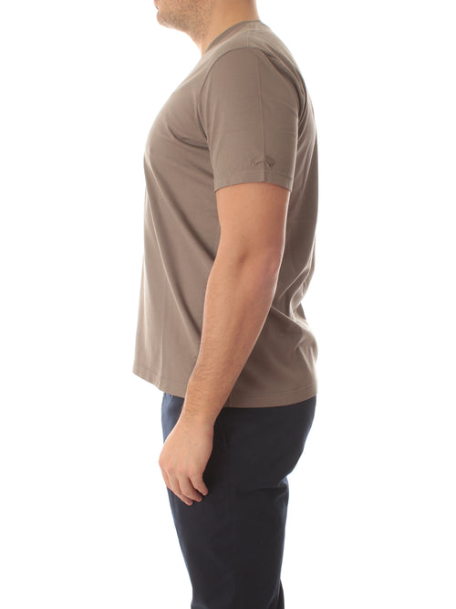 Paul & Shark T-shirt scollo a V da uomo tortora