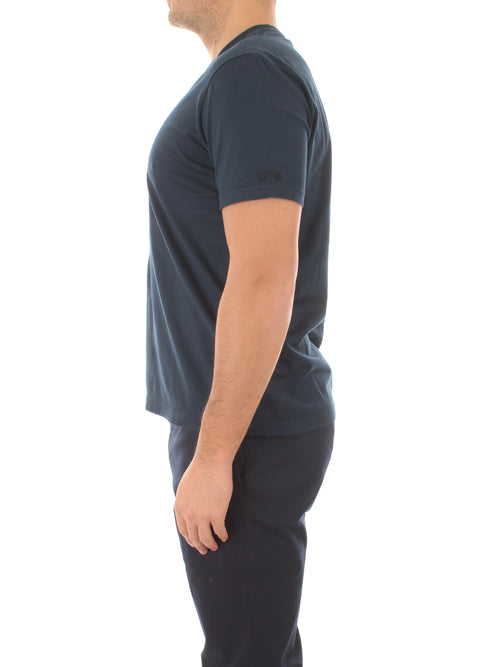 Paul & Shark T-shirt scollo a V da uomo blu