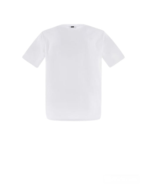 Herno t-shirt in superfine cotton stretch da uomo bianco