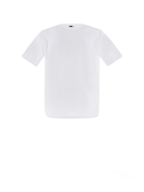 Herno t-shirt in superfine cotton stretch da uomo bianco