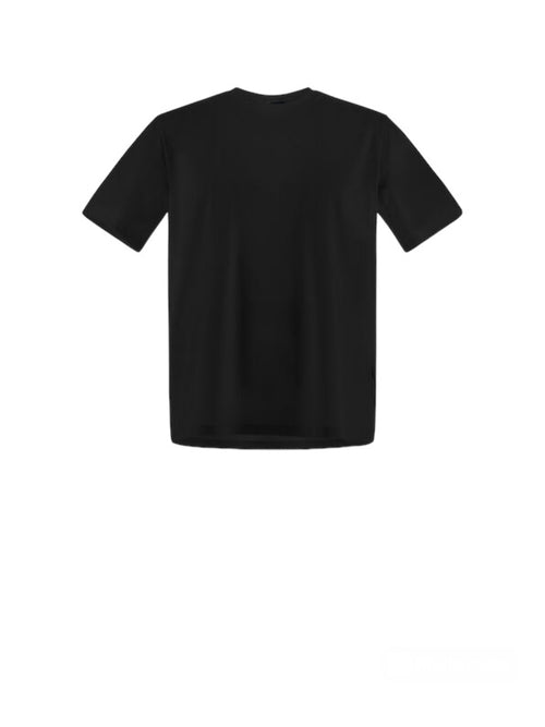 Herno t-shirt in superfine cotton stretch da uomo nero
