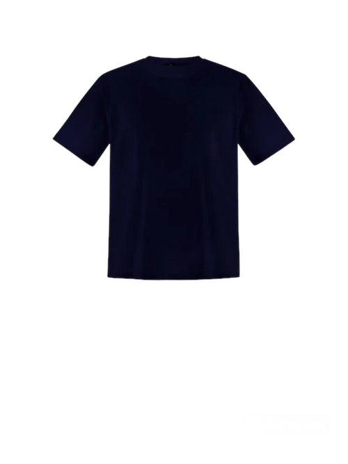 Herno t-shirt in superfine cotton stretch e light scuba da uomo blu