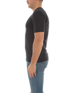 Kired T-shirt KISS in crêpe di cotone da uomo blu navy