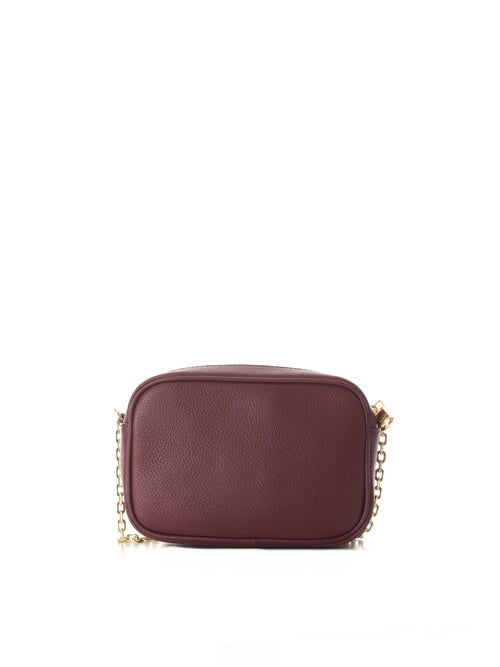 Patrizia pepe borsa a tracolla piccola da donna dark plum