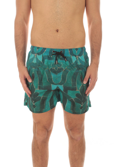 Tooco Beachwear MAJORELLE costume da bagno da uomo turquoise