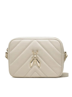 Patrizia Pepe borsa a tracolla Fly Quilted da donna off white