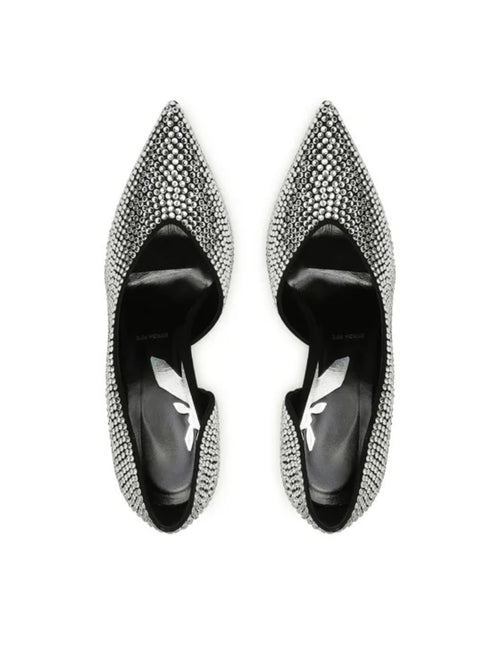 Patrizia Pepe decollete interamente ricoperto da strass black/crystal da donna