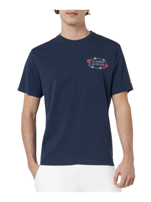 Mc2 Saint Barth PORTOFINO T-shirt da uomo GIRANO PALLINE 61 EMB blu