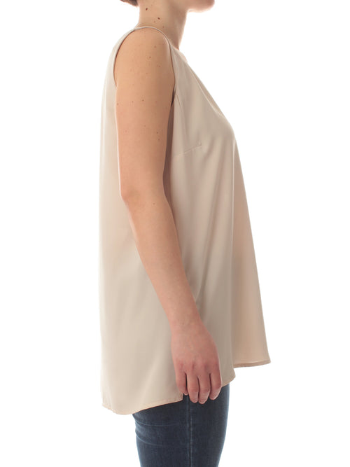 Marina Talia top beige da donna