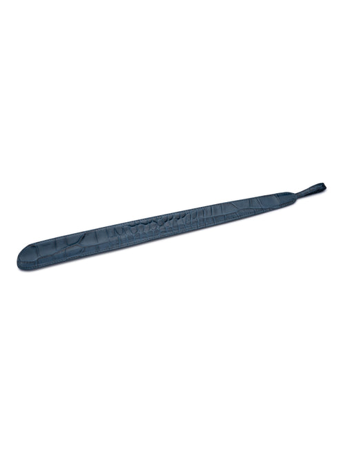 UTILE4 calzante rivestito in pelle effetto cocco blu scuro