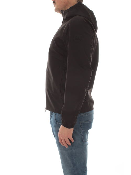 Woolrich giacca Pacific impermeabile con cappuccio da uomo black