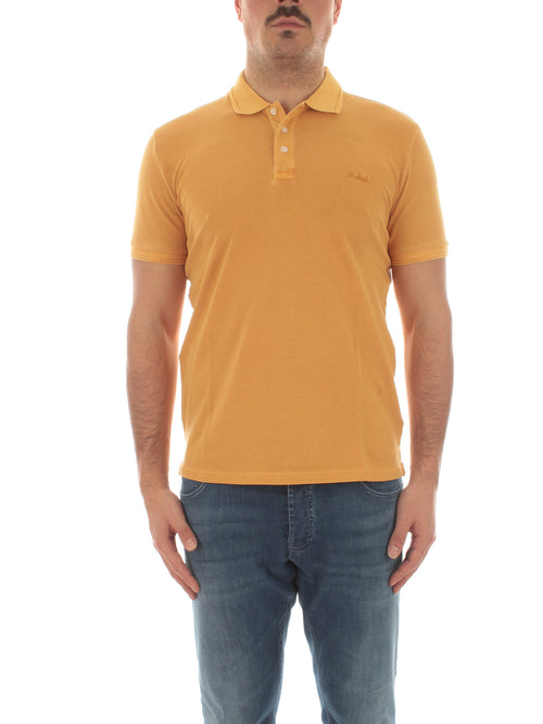 Woolrich MACKINACK polo tinta in capo da uomo golden glow