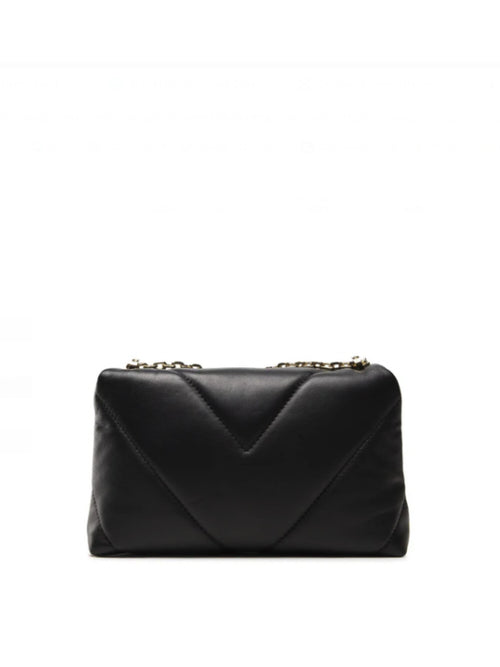 Patrizia Pepe borsa a tracolla con patta Fly Puffy da donna nero