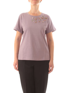 Marina Rinaldi Sport GALLICO t-shirt con strass da donna lavanda