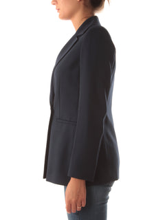 Emme Marella ZEBIO blazer doppiopetto da donna blu