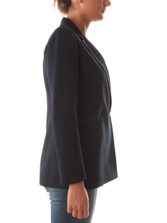 Emme Marella ZEBIO blazer doppiopetto da donna blu