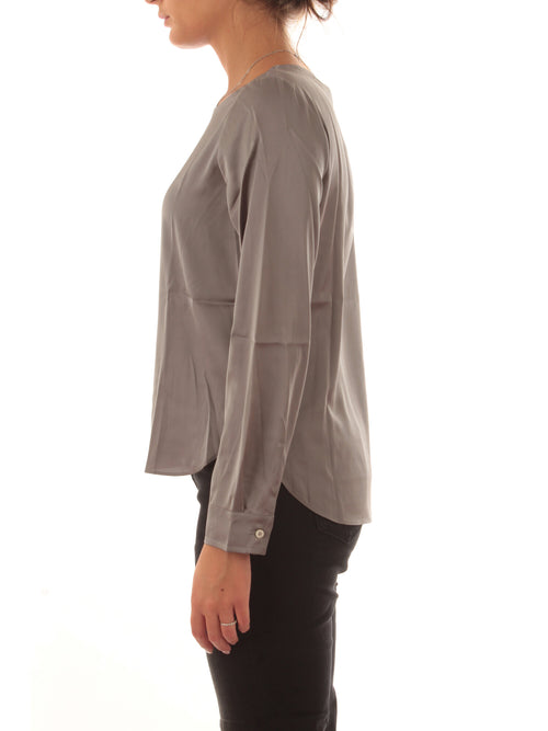 Emme Marella MADERA blusa in raso da donna grigio