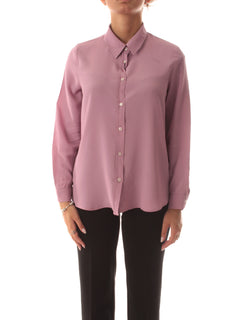 Emme Marella CARICE camicia misto seta da donna malva