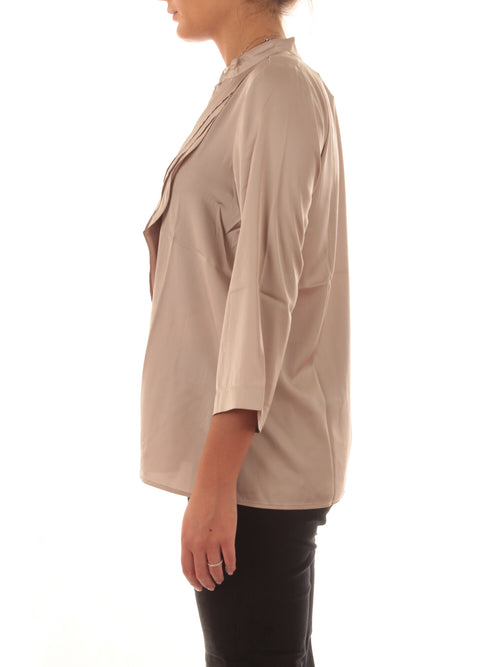 Emme Marella ANICE camicia con volant da donna beige