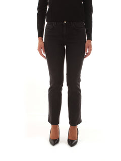 Emme Marella ibisco jeans a sigaretta da donna nero