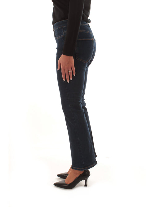 Emme Marella ibisco jeans a sigaretta da donna blu medio