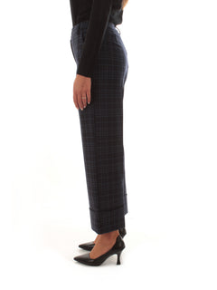 Emme Marella DANY pantalone wide leg da donna blue