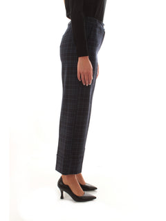 Emme Marella DANY pantalone wide leg da donna blue