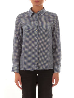 Iblues GIRANTE camicia in seta da donna avio